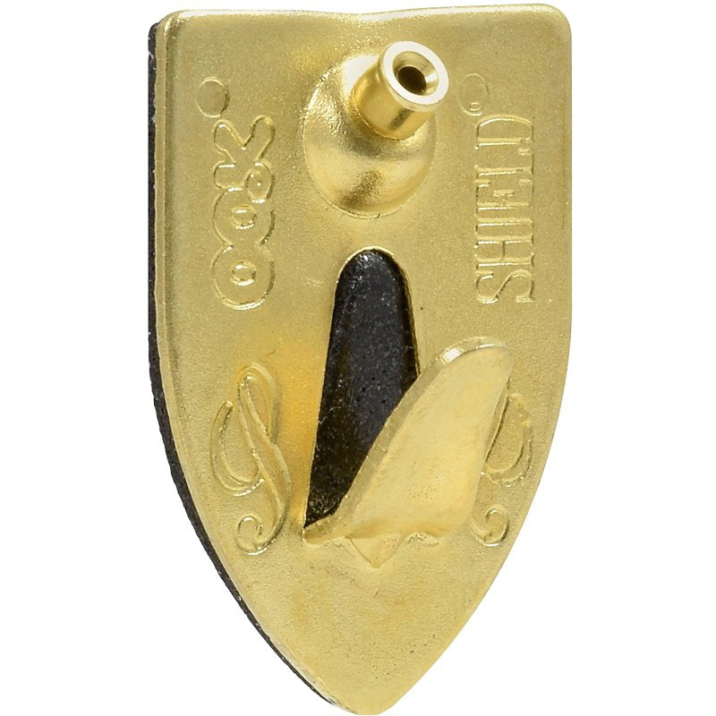 OOK 55003 Shield Hanger, 20 lb, Steel, Brass, Gold