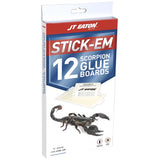 JT Eaton Stick-Em Glue Board 12 pk, Pack of 12