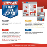 JT Eaton Stick-Em Glue Board 4 pk, Pack of 24