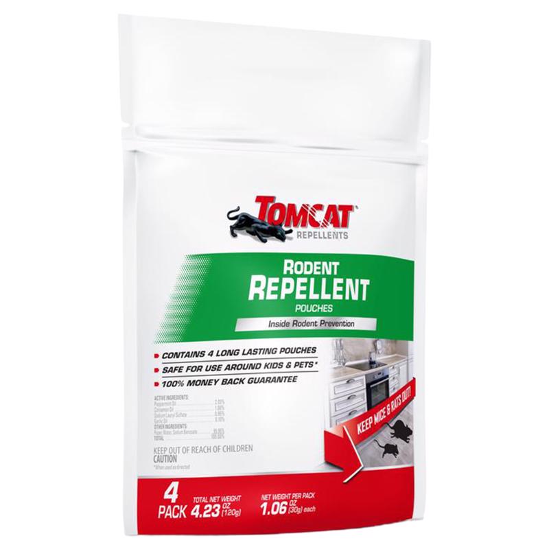 Tomcat Animal Repellent Pouch For Rodents, Pack of 8