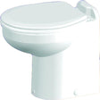 Raritan 221HF012 Marine Elegance Straight Back, Pressurized Fresh Water, Low Profile 12V Toilet, White