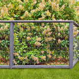 Garden Craft 36 in. H X 50 ft. L Steel Welded Wire Fence Silver