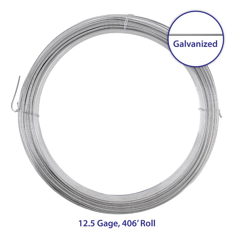 Ironridge 406 ft. L Galvanized Steel 12.5 Ga. Wire