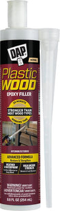 Plastic Wood 7079828050 Epoxy Filler, Liquid, Tan, 8.6 oz Cartridge