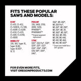 Oregon PowerCut E66 18 in. Chainsaw Chain 66 links
