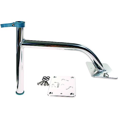 Panther King Pin Shallow Water Anchor System - Quick Release Bow Mount Bracket, 3″ Rise