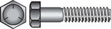 HILLMAN 5/16 in. D X 4 in. L Heat Treated Zinc Steel Hex Head Cap Screw 50 pk