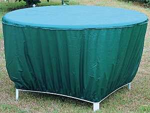 Seasonal Trends CVRA-RT-D Table Cover, 53 in L, 53 in W, 24 in H, Vinyl, Green