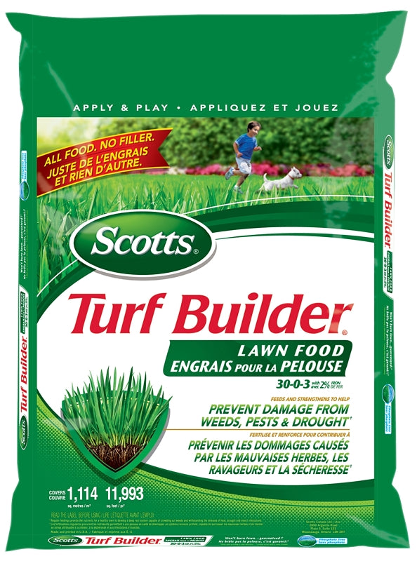 Scotts Turf Builder 02347A Lawn Food, 14.5 kg, Bag, Granular, 32-0-3 N-P-K Ratio