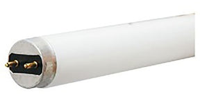 GE 21326 Light Bulb, 15 W, T8 Lamp, G13 Medium Bi-Pin Lamp Base, 920 Lumens, 3000 K Color Temp, Warm White Light, Pack of 6