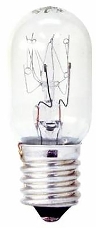 GE 35153 Appliance Light Bulb, 15 W, T7 Lamp, E17 Intermediate Lamp Base, 100 Lumens, 3000 hr Average Life, Pack of 12