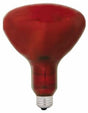 GE 37771 Heat Bulb, 250 W, R40 Lamp, E26 Medium Lamp Base, Red Light, 5000 hr Average Life, Pack of 6