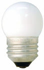 GE 41267 Night Light Bulb, 7.5 W, E26 Medium Lamp Base, S11 Lamp, White Light, 39 Lumens, 1400 hr Average Life, Pack of 12
