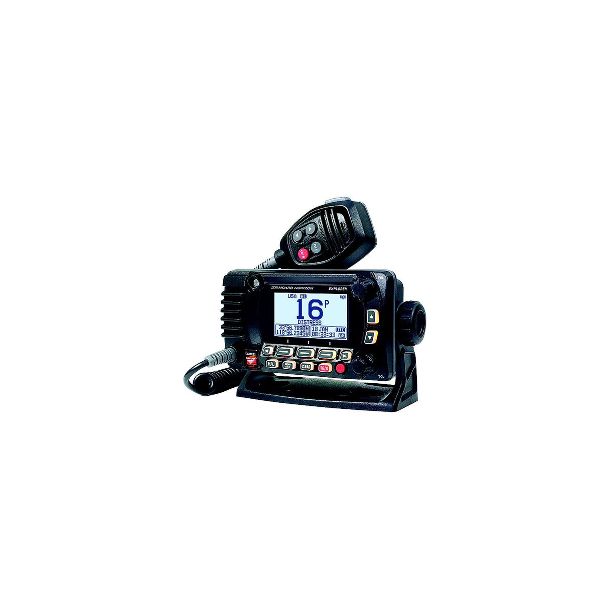 Standard Horizon GX1850B Explorer-Series VHF Radio w/NMEA2000, Black
