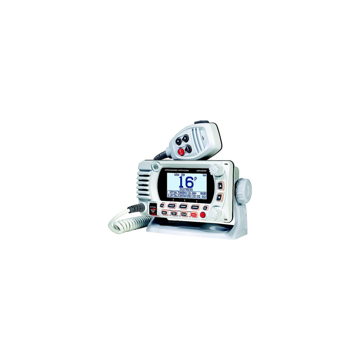 Standard Horizon GX1850W Explorer-Series VHF Radio w/NMEA2000, White