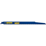 Irwin 372156 Reciprocating Saw Blade, 2 in W, 12 in L, 6 TPI, Bi-Metal Cutting Edge