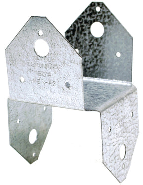 Simpson Strong-Tie BC Series BC Series4Z-R Post Cap, 4 x 4 in Post/Joist, 0.162 in Dia Nail, Steel, ZMAX, Pack of 20