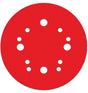Diablo DCD050060H04G Sanding Disc, 5 in Dia, 60 Grit, Ultra Coarse, Ceramic Abrasive, 12-Hole