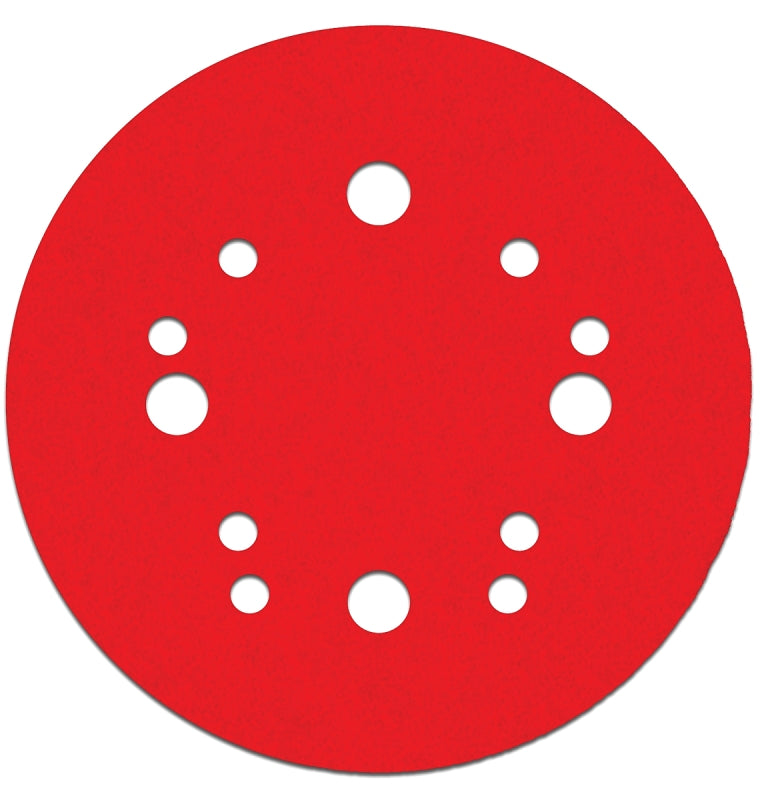 Diablo DCD050100H04G Sanding Disc, 5 in Dia, 100 Grit, Medium, 12-Hole, Ceramic Abrasive