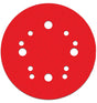 Diablo DCD050100H04G Sanding Disc, 5 in Dia, 100 Grit, Medium, 12-Hole, Ceramic Abrasive