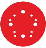 Diablo Hook & Lock DCD050080H15G Sanding Disc, 5 in Dia, 80 Grit, Coarse, Ceramic Abrasive, 12-Hole