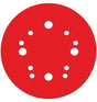 Diablo Hook & Lock DCD050080H15G Sanding Disc, 5 in Dia, 80 Grit, Coarse, Ceramic Abrasive, 12-Hole