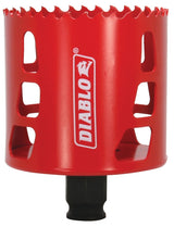 Diablo DHS2750 Hole Saw, 2-3/4 in Dia, 2-3/8 in D Cutting, 3/8 in Arbor, Bi-Metal Cutting Edge