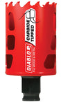 Diablo DHS1875CT GP Hole Saw, 1-7/8 in Dia, 2-3/8 in D Cutting, 3/8 in Arbor, Carbide Cutting Edge