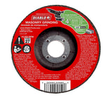 Diablo DBD040250701C Grinding Wheel, Applicable Materials: Cement, Cinder, Paver Stone, 4 in Dia, 1/4 in Thick