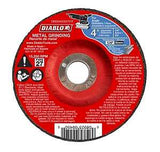 Diablo DBD040250701F Grinding Wheel, Applicable Materials: Cast Iron, Sheet Metal, Stainless Steel, 4 in Dia