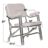 Seachoice Folding Deck Chair - White