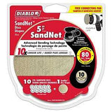 Diablo DND050080H10I Sanding Disc, 5 in Dia, 80 Grit, Coarse, Aluminum Oxide Abrasive, Universal, 10/PK