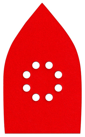Diablo DCTDET080H05G Sanding Sheet, 6-3/4 in W, 4-3/16 in L, 80 Grit, Coarse, Aluminum Oxide Abrasive, Resin Backing