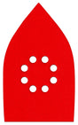 Diablo DCTDET080H05G Sanding Sheet, 6-3/4 in W, 4-3/16 in L, 80 Grit, Coarse, Aluminum Oxide Abrasive, Resin Backing