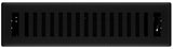 Imperial RG3437 Floor Register, 12 in W Duct Opening, 2-1/4 in H Duct Opening, Polystyrene, Black Iron