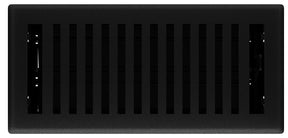 Imperial RG3439 Floor Register, Polystyrene, 10 in W Duct Opening, 4 in H Duct Opening, Black Iron