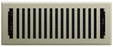 Imperial RG3430 Floor Register, 12 in W Duct Opening, Polystyrene, Satin Nickel