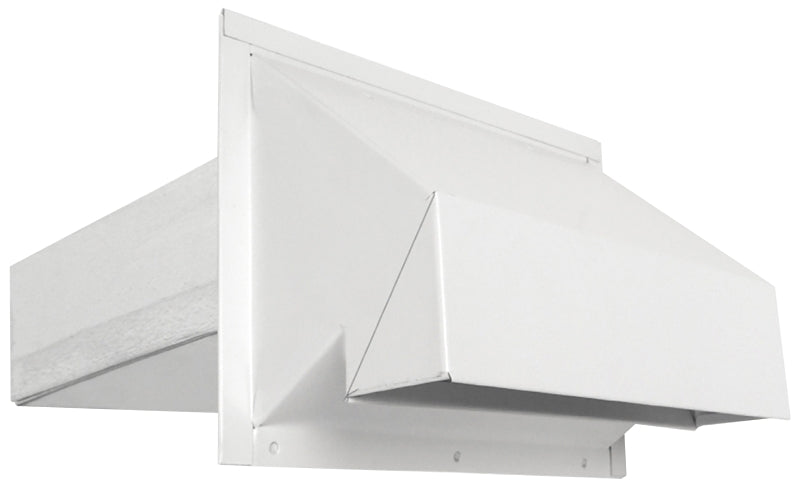 Imperial VT0515 Exhaust Hood, Heavy-Duty, Galvanized Steel, White, For: 3-1/4 x 10 in Ducts
