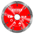 Diablo DMATP0500 Series Saw Blade, Tuck Point Blade, 5 in Dia, Segmented Rim, 1/PK