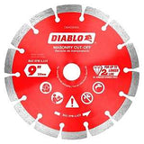 Diablo DMADS0900 Series Saw Blade, Cut-Off Disc Blade, 9 in Dia, Segmented Rim, 1/PK