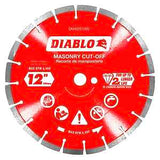 Diablo DMADS1200 Series Saw Blade, Cut-Off Disc Blade, 12 in Dia, Segmented Rim, 1/PK