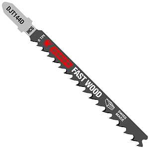 Diablo DJT144D5 Jig Saw Blade, 4 in L, 6 TPI, High Carbon Steel Cutting Edge
