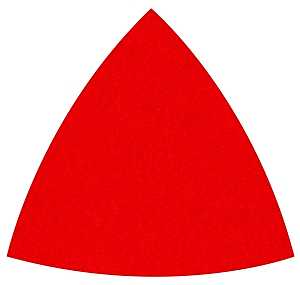 Diablo DCT318080H10G Triangular Sanding Sheet, 3-1/8 in W, 3-1/8 in L, 80 Grit, Coarse, Ceramic Grain Abrasive