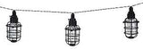 Boston Harbor 27099 Solar String Lantern Light, Ni-MH Battery, AA Battery, 10-Lamp, LED Lamp, Plastic Fixture, Black