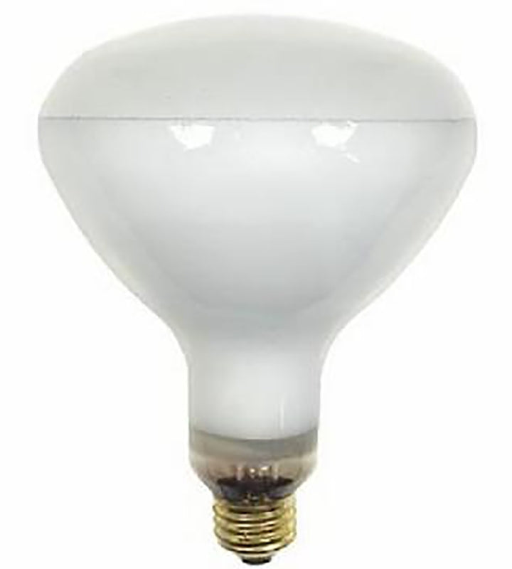 GE 48069 Heat Bulb, 125 W, R40 Lamp, E26 Medium Lamp Base, 1400 Lumens, 2500 K Color Temp, Warm White Light, Pack of 6