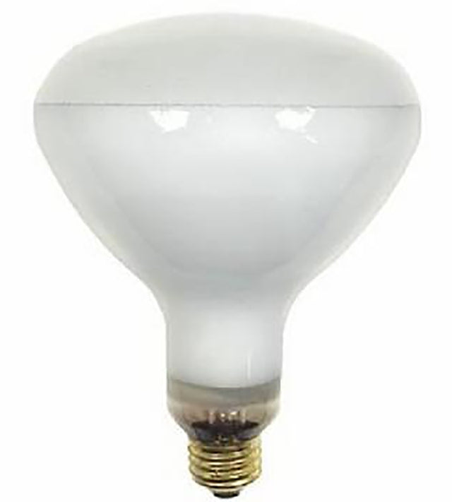 GE 48069 Heat Bulb, 125 W, R40 Lamp, E26 Medium Lamp Base, 1400 Lumens, 2500 K Color Temp, Warm White Light, Pack of 6