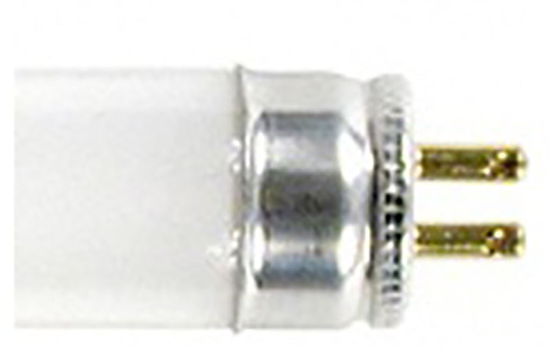 GE 49333 Light Bulb, 13 W, T5 Lamp, G5 Miniature Bi-Pin Lamp Base, 850 Lumens, 4100 K Color Temp, Pack of 5