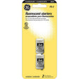 GE 64818 Fluorescent Starter, For: 14 W, 15 W, 20 W Fluorescent Lamps, 2/PK, Pack of 6