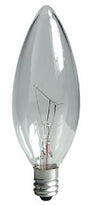 GE 74978 Ceiling Fan Bulb, 25 W, B10 Lamp, E12 Candelabra Lamp Base, 155 Lumens, 2500 K Color Temp, Pack of 5