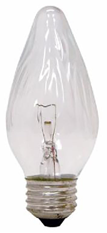 GE 75337 Ceiling Fan Bulb, 25 W, F15 Lamp, E26 Medium Lamp Base, 190 Lumens, 2500 K Color Temp, Pack of 4